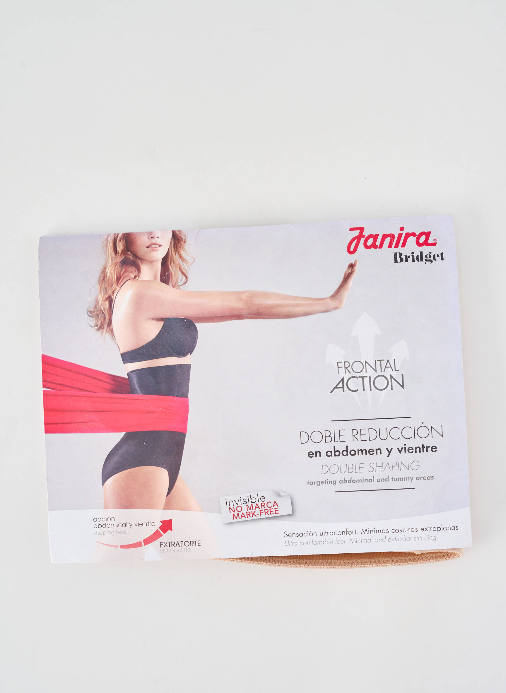 Culotte gainante effet matière satinée beige JANIRA femme