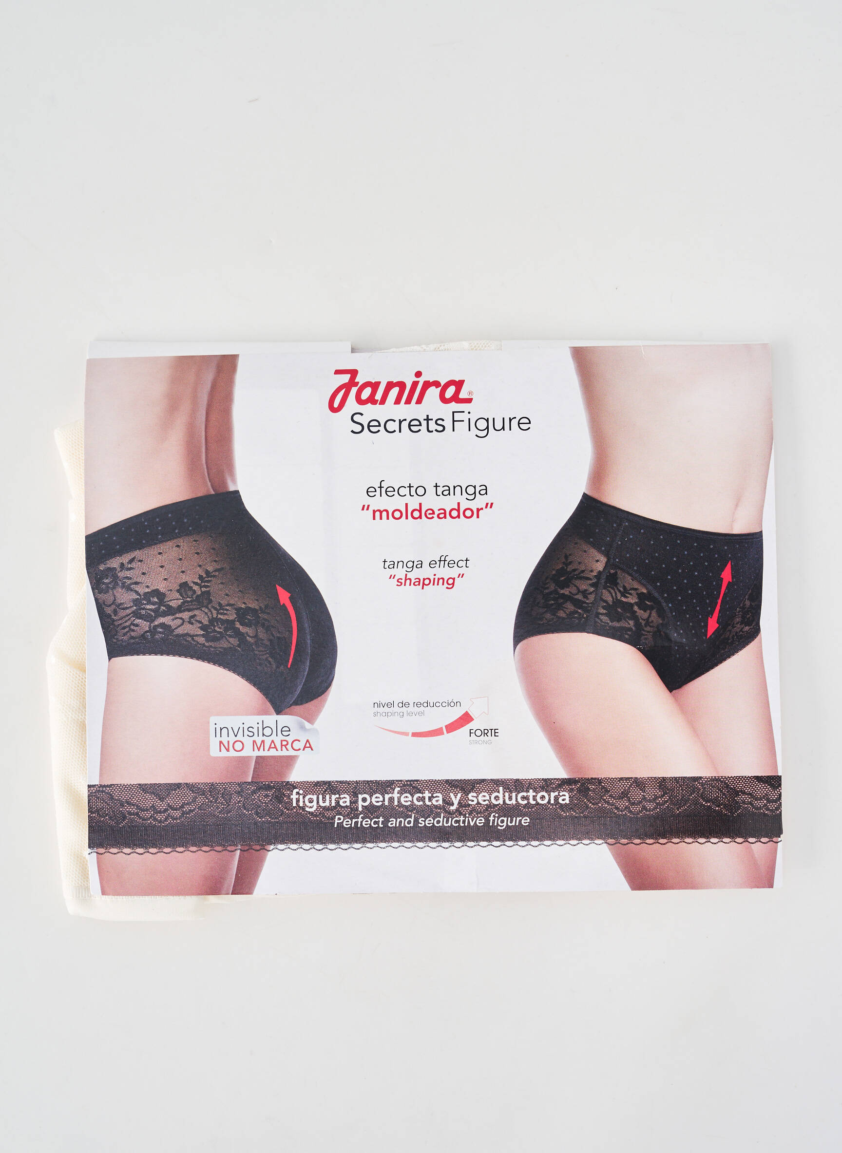 Culotte haute tissage dentelle blanc JANIRA femme