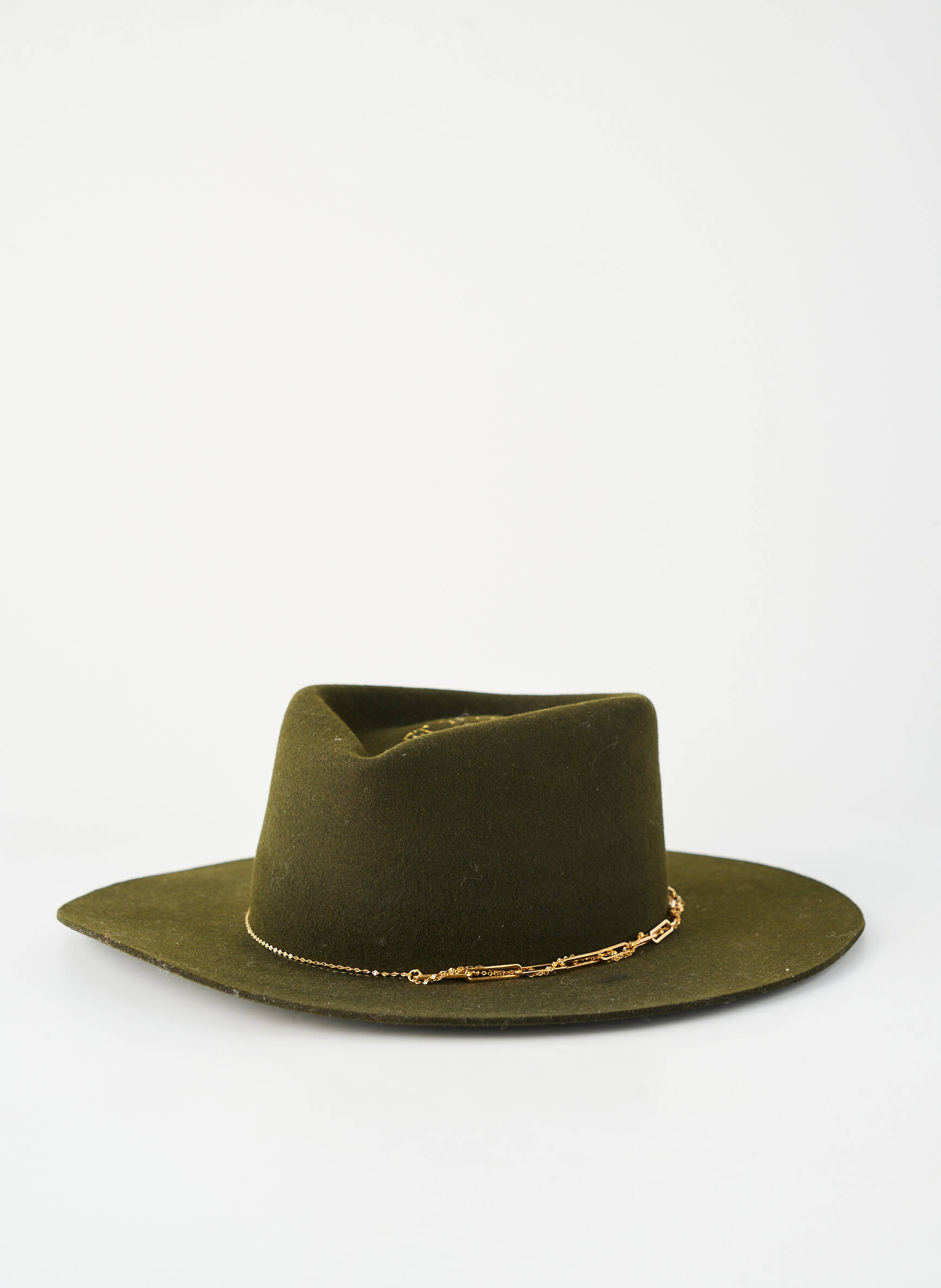 Chapeau bande anti-transpiration vert VAN PALMA femme