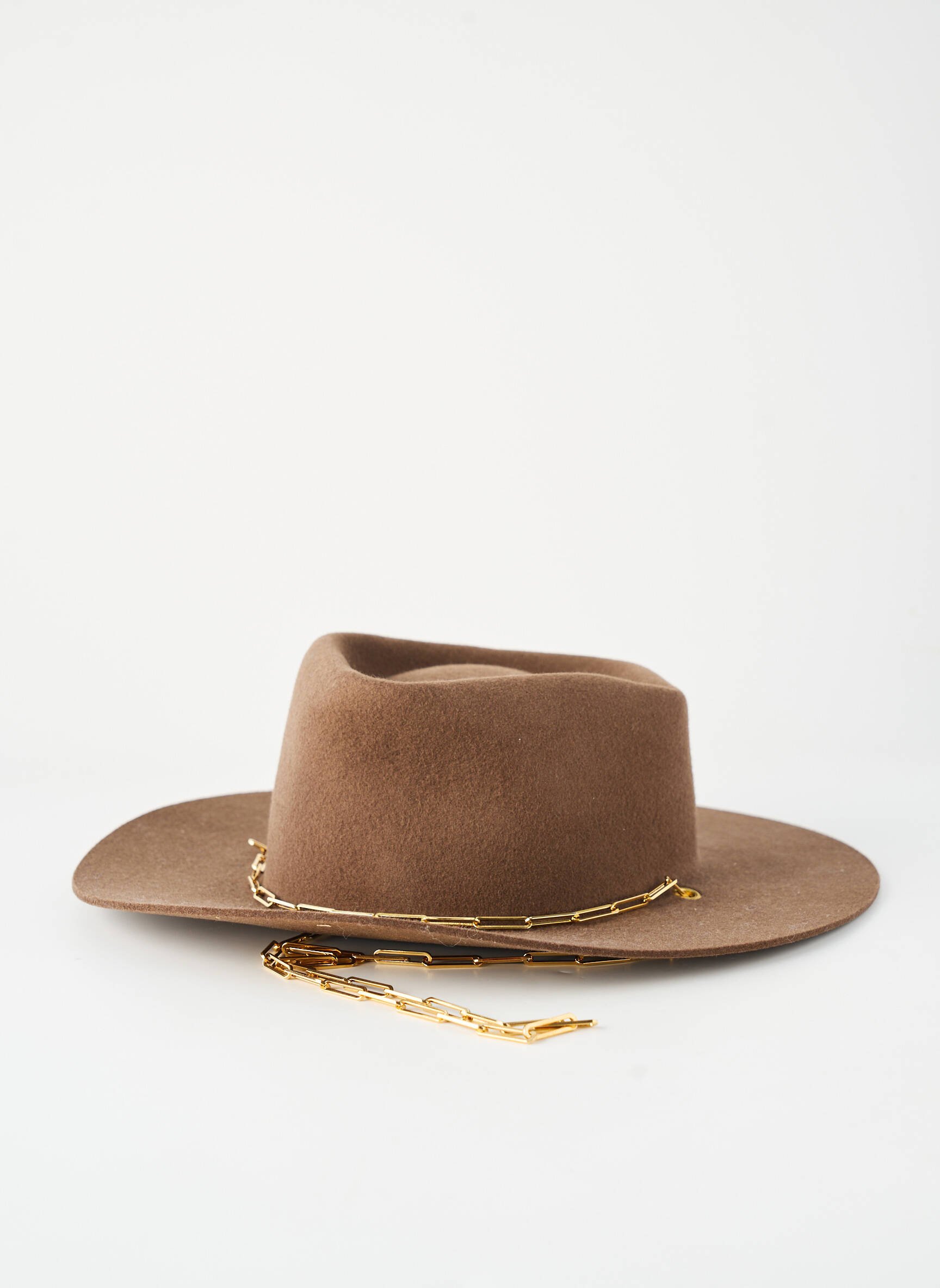 Chapeau bande anti-transpiration marron VAN PALMA femme