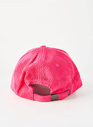 Casquette doublure rose FIVE femme