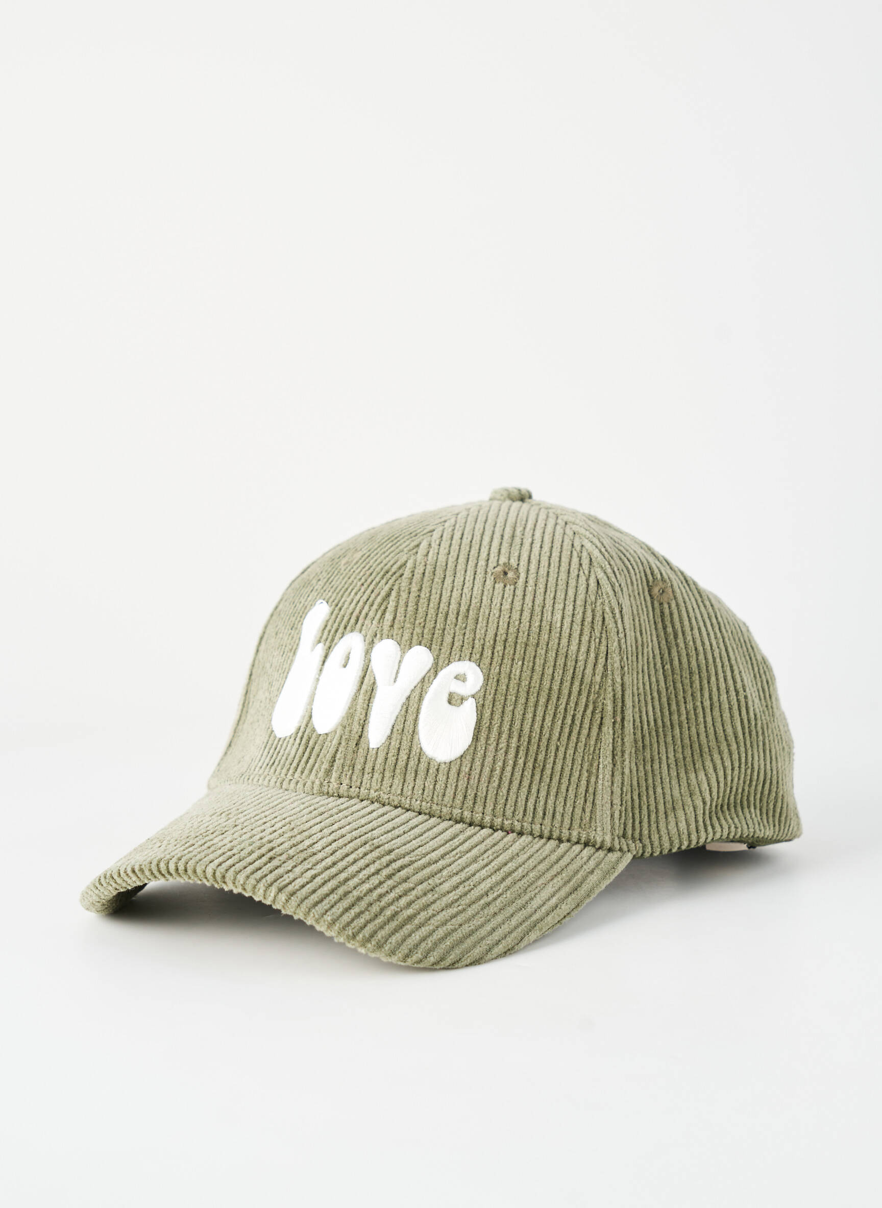Casquette doublure vert FIVE femme