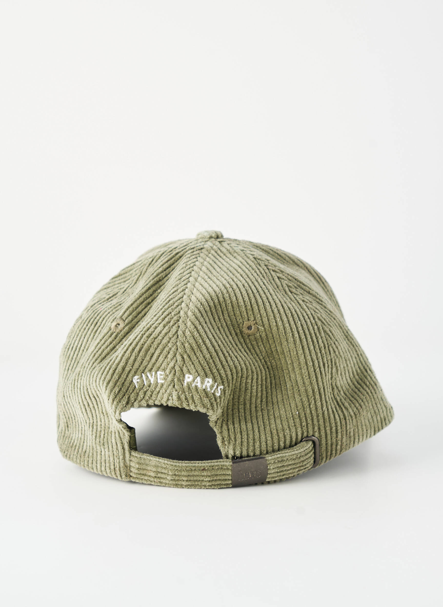 Casquette doublure vert FIVE femme