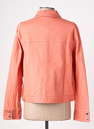 Veste casual coupe droite orange GEVANA femme