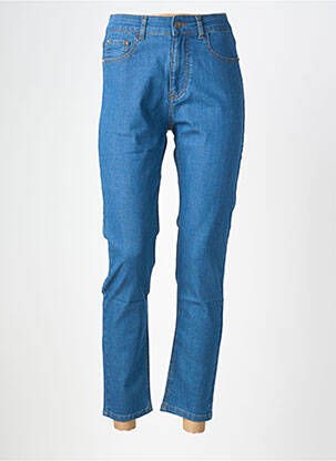 Jeans coupe slim stretch taille normale bleu DIVILUNE femme