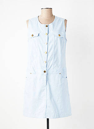 Robe courte sans manche sans manche bleu RIVER WOODS femme