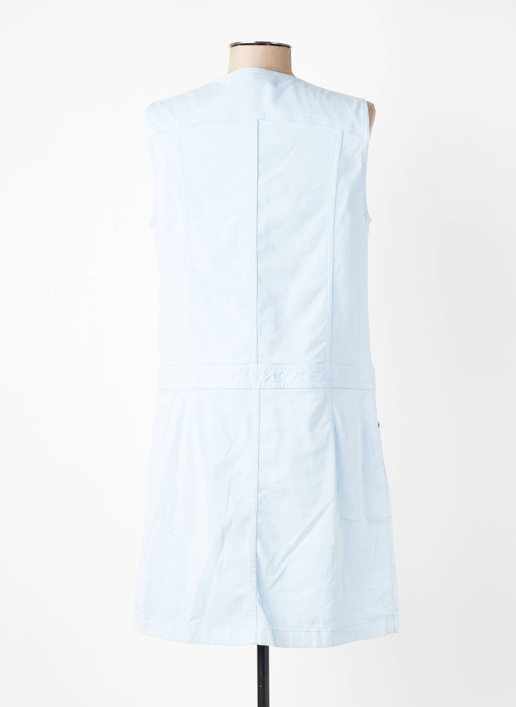 Robe courte sans manche sans manche bleu RIVER WOODS femme