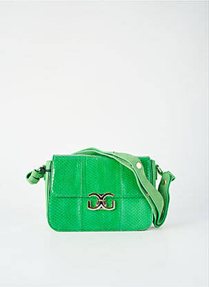 Sac multipoches forme rectangulaire vert GREAT BY SANDIE femme