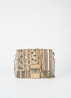 Sac multipoches forme rectangulaire beige GREAT BY SANDIE femme