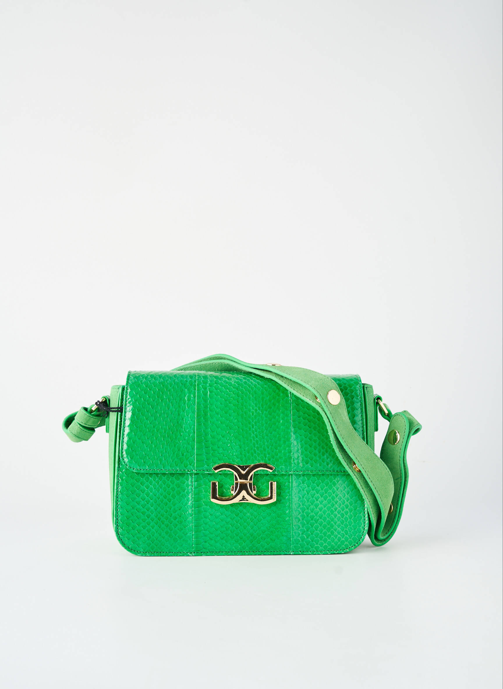 Sac multipoches forme rectangulaire vert GREAT BY SANDIE femme