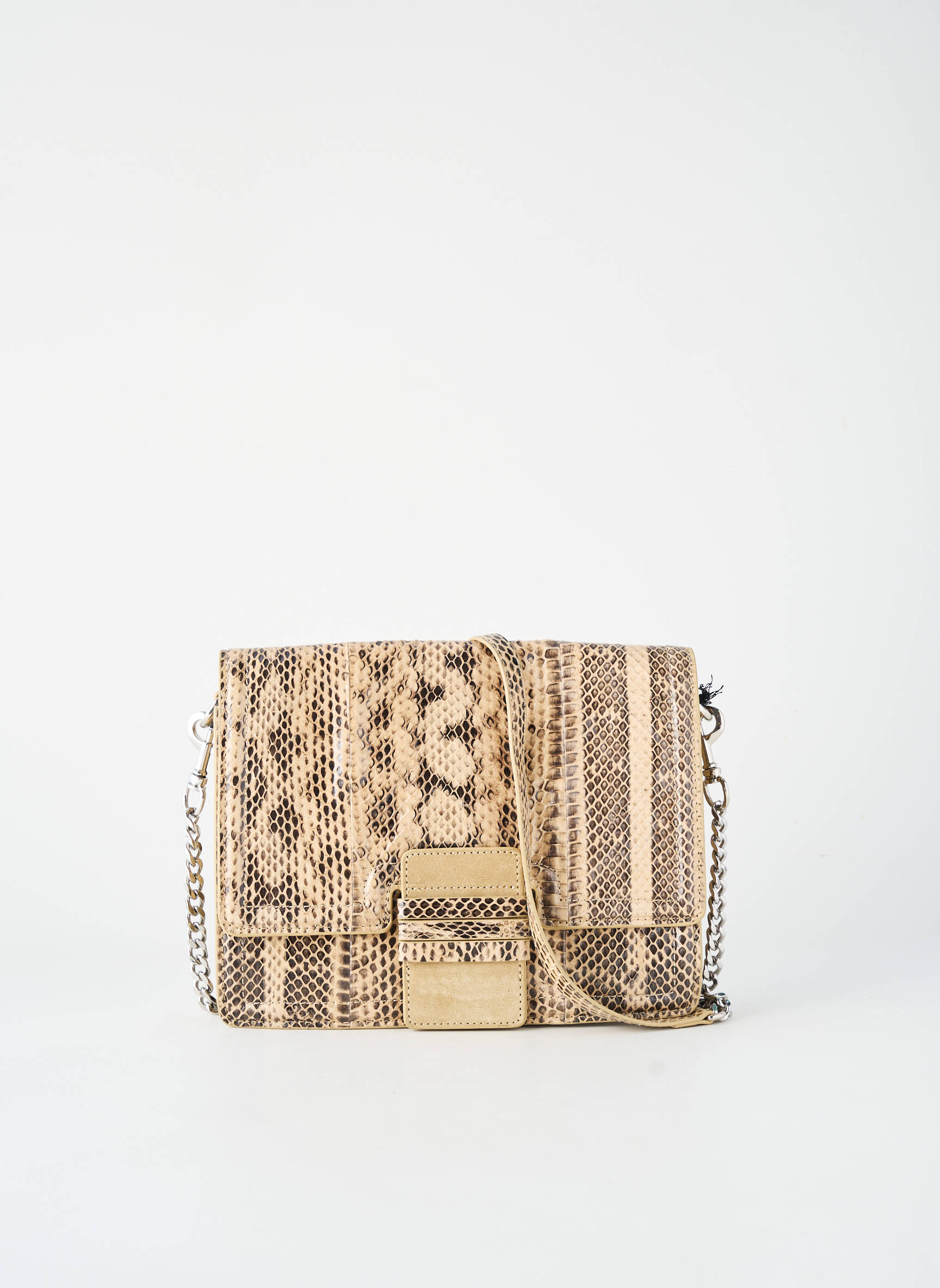 Sac multipoches forme rectangulaire beige GREAT BY SANDIE femme