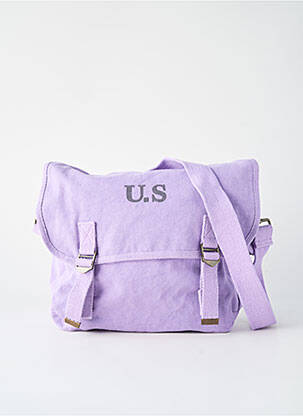 Sac coutures renforcées violet SAC U.S unisexe