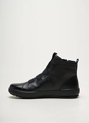 Bottines/boots matière lisse talon plat jusqu'à 3cm noir REMONTE femme