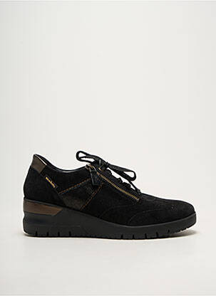 Baskets bout rond talon de 4 à 6cm noir MOBILS femme