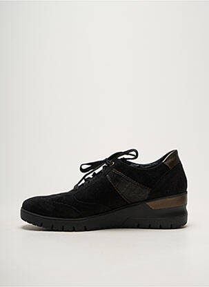 Baskets bout rond talon de 4 à 6cm noir MOBILS femme