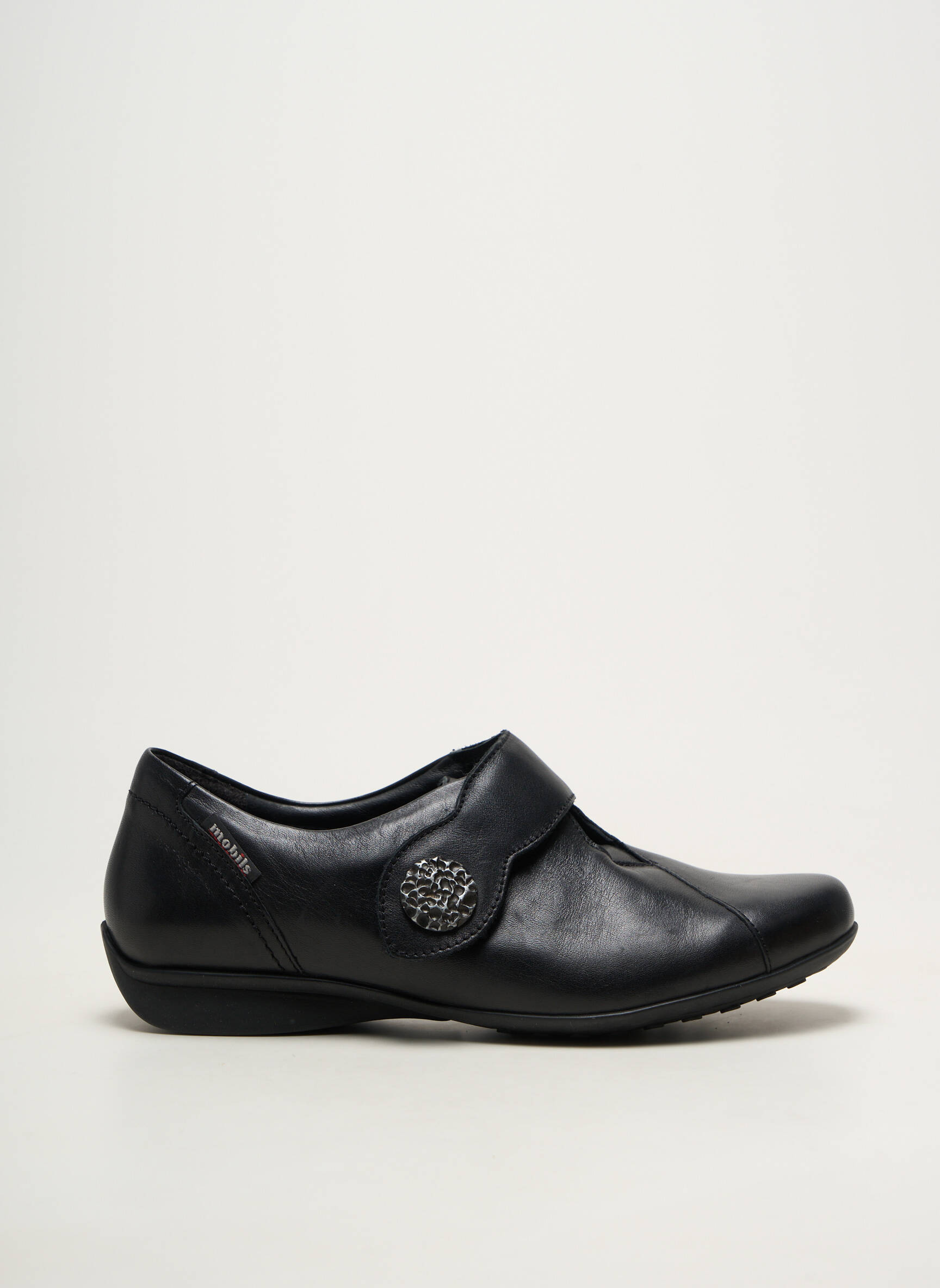 Mocassins matière lisse talon plat jusqu'à 3cm noir MOBILS femme