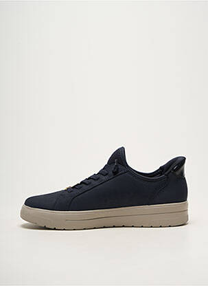 Baskets fermeture elastique talon plat jusqu'à 3cm bleu JANA femme