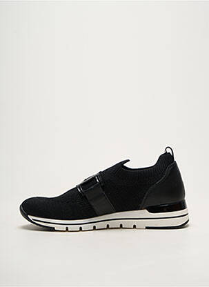 Baskets bout rond talon plat jusqu'à 3cm noir REMONTE femme