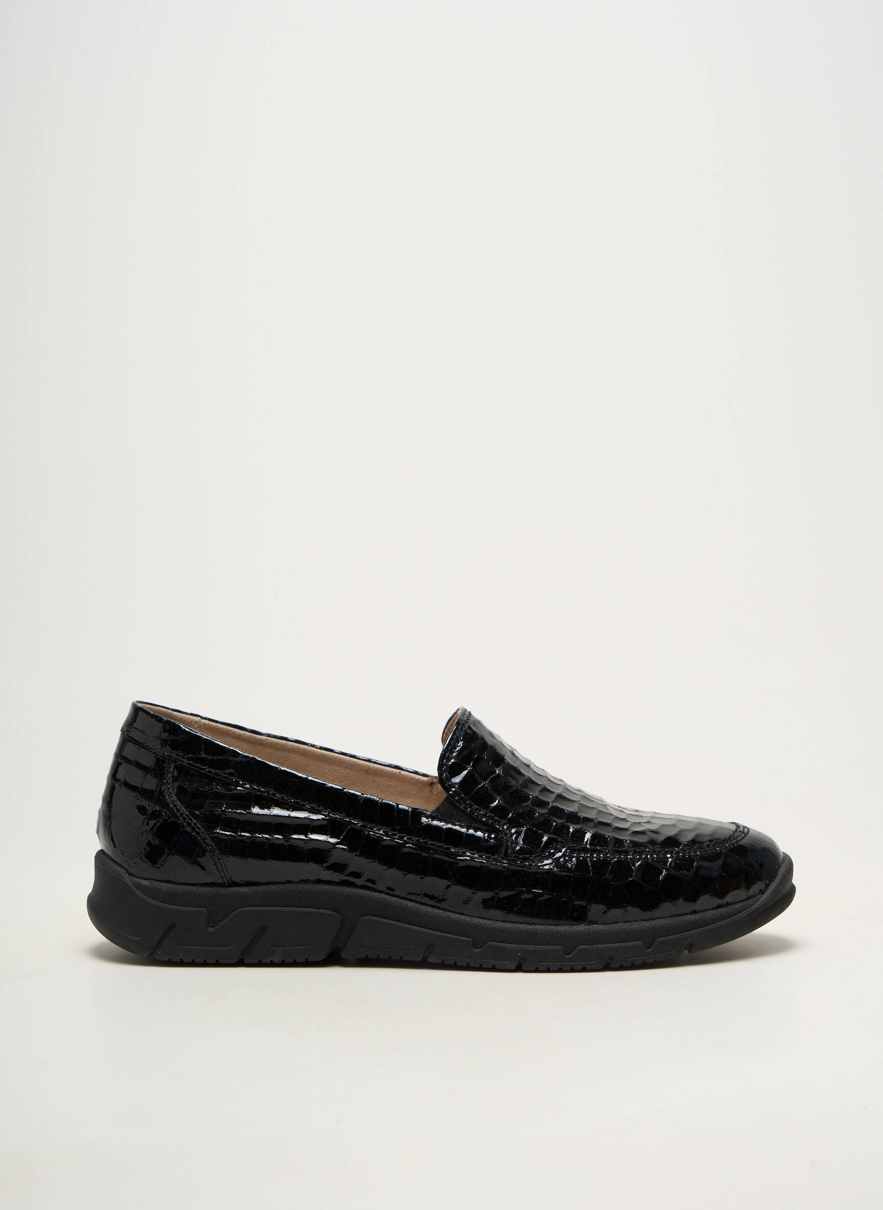 Mocassins matière lisse talon plat jusqu'à 3cm noir CAPRICE femme
