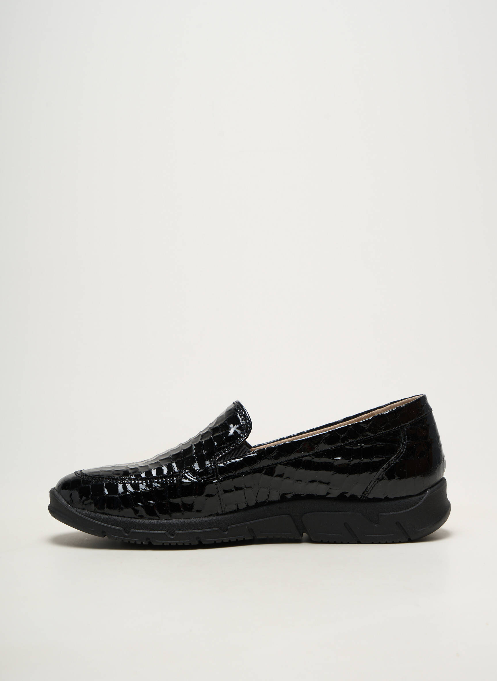 Mocassins matière lisse talon plat jusqu'à 3cm noir CAPRICE femme