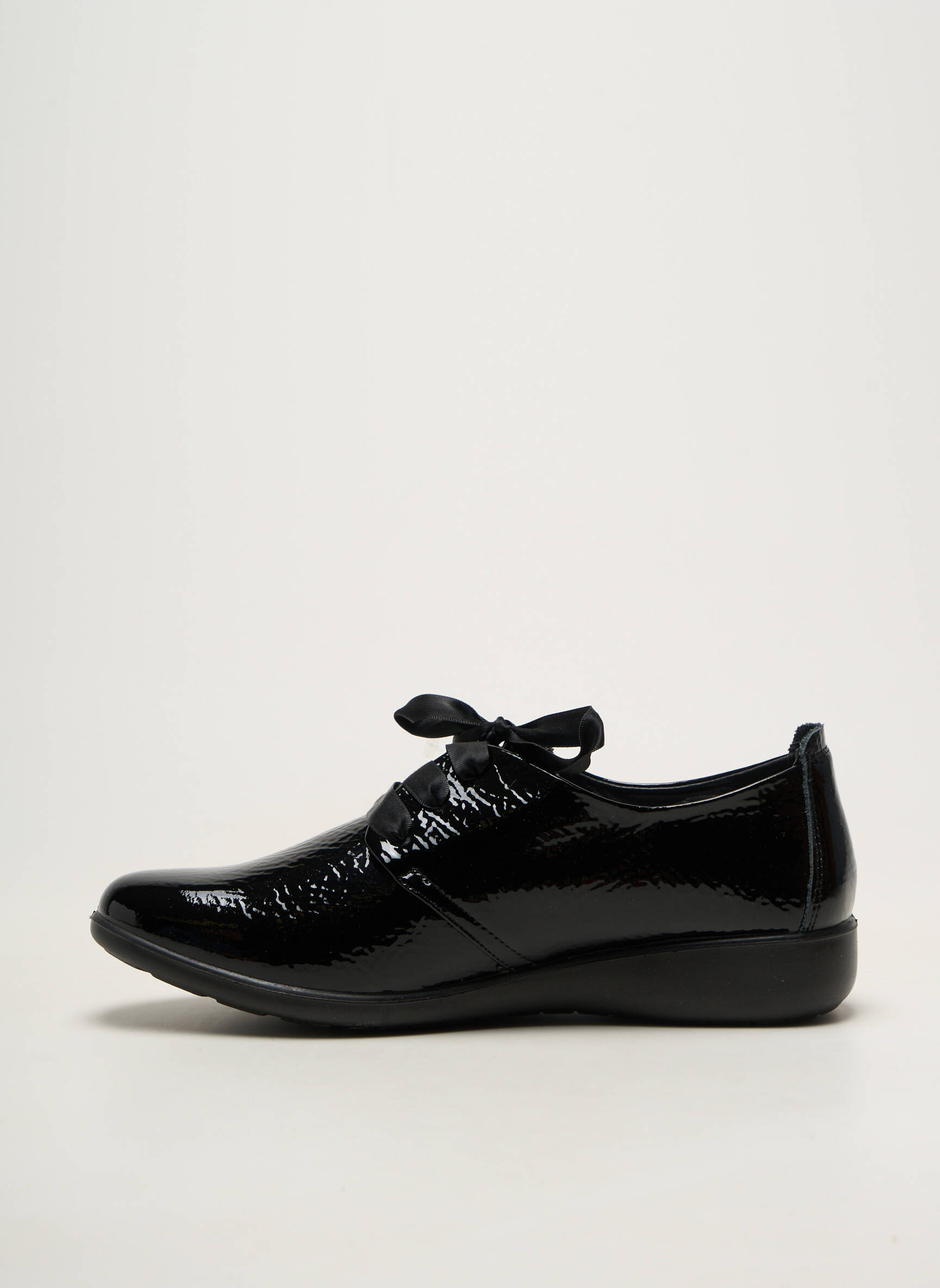 Derbies matière lisse talon plat jusqu'à 3cm noir INEA femme