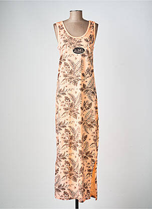 Robe longue sans manche sans manche orange VON DUTCH femme