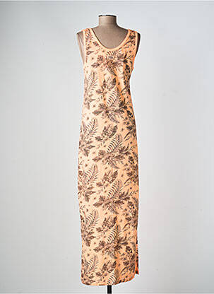 Robe longue sans manche sans manche orange VON DUTCH femme