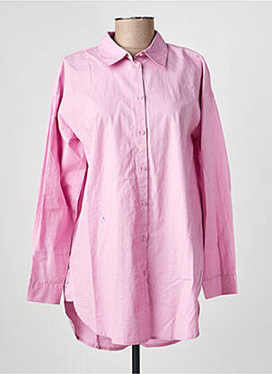Chemisier coupe droite manches longues rose B.YOUNG femme