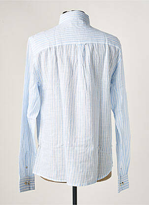 Chemise manches longues poches bleu DEELUXE homme