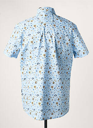 Chemise manches courtes poches bleu BLEND homme