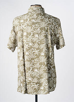Chemise manches courtes imprimé tie and dye vert DEELUXE homme