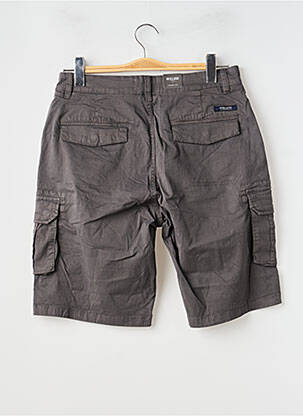 Bermuda stretch taille normale gris DEELUXE homme