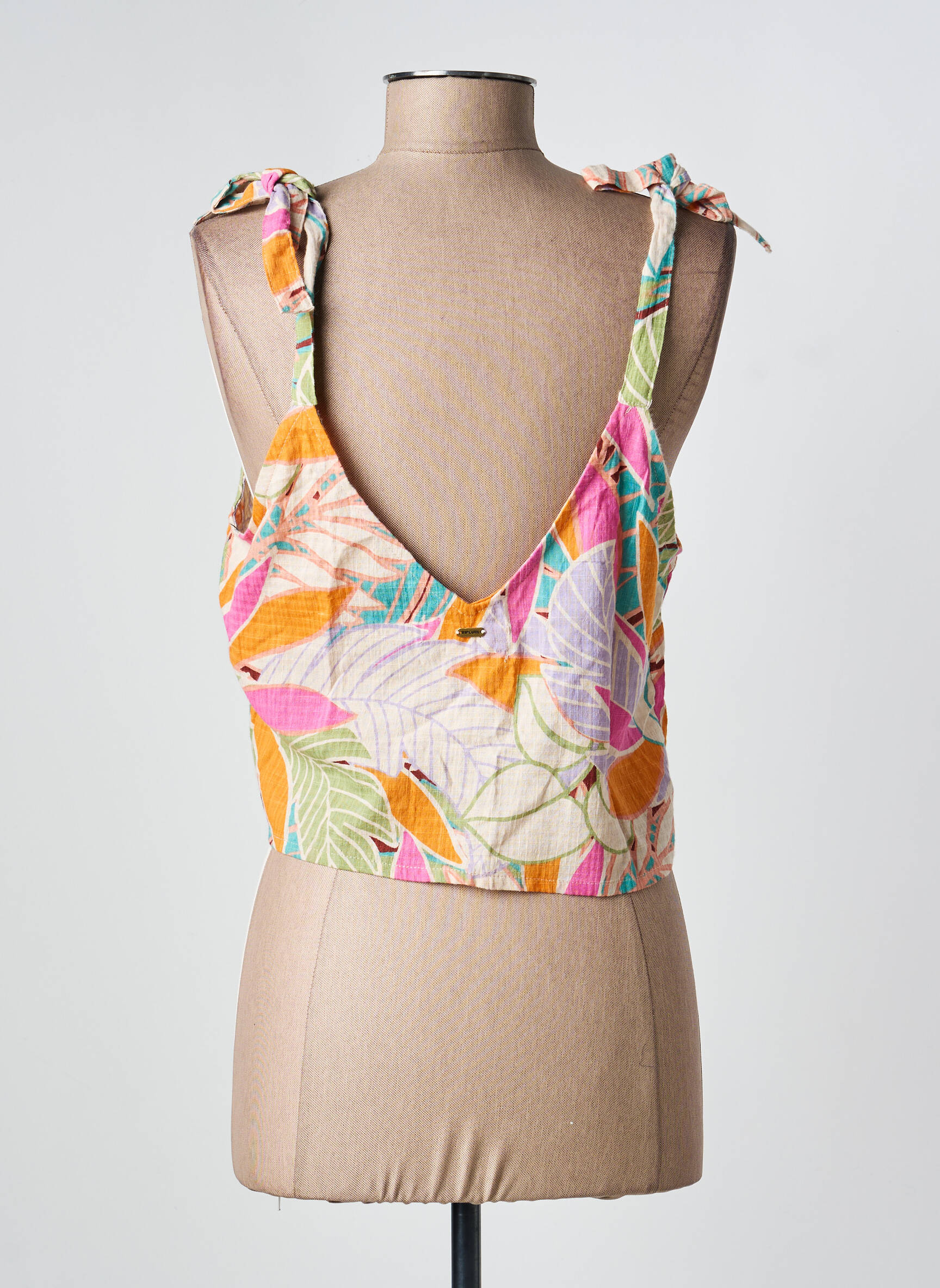 Top sans manche sans manche beige RIP CURL femme