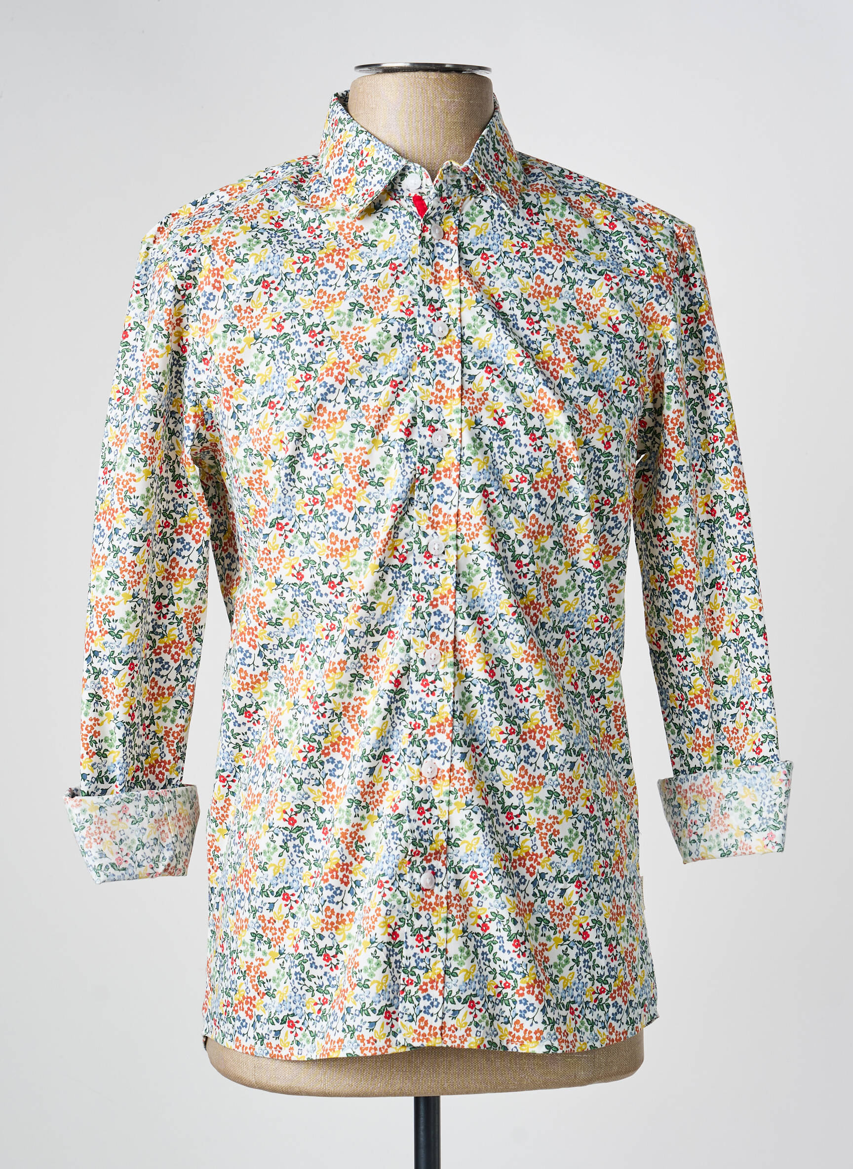 Chemise manches longues coupe cintrée jaune BLEND homme