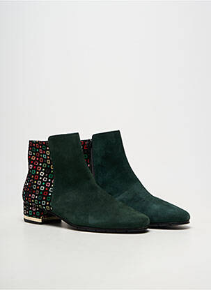 Bottines/boots talon bas talon plat jusqu'à 3cm vert BRUNATE femme