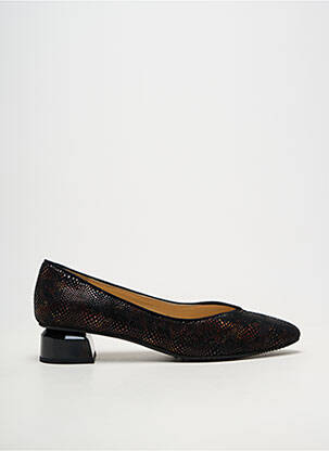 Ballerines carré talon de 4 à 6cm noir BRUNATE femme