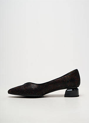 Ballerines carré talon de 4 à 6cm noir BRUNATE femme