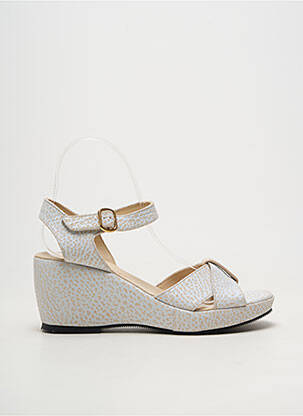 Sandales/nu pieds talon compensé talon de 7 à 9cm blanc BRUNATE femme