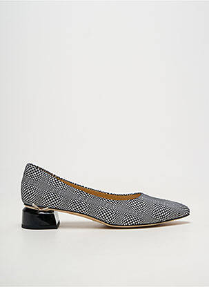 Ballerines carré talon de 4 à 6cm noir BRUNATE femme