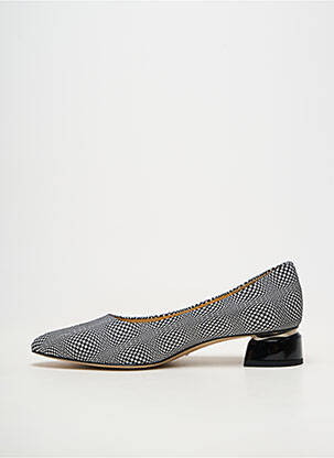 Ballerines carré talon de 4 à 6cm noir BRUNATE femme