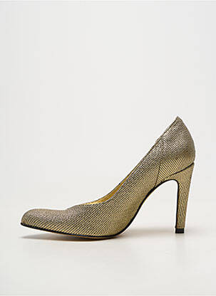 Escarpins bout pointu talon de 7 à 9cm or AZUREE femme