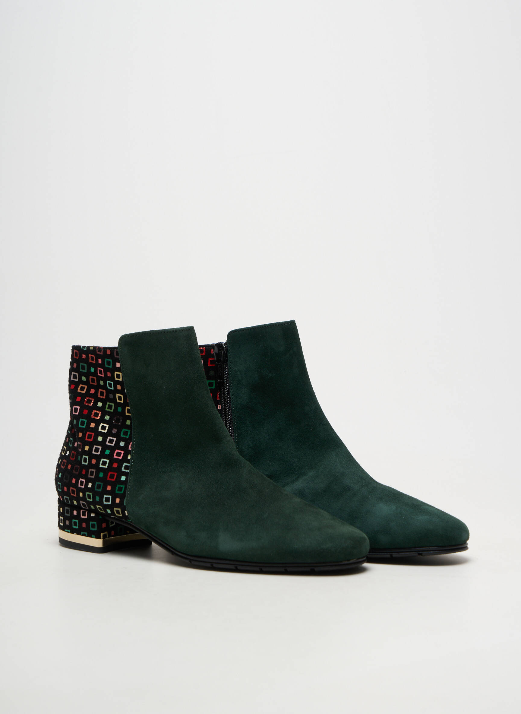 Bottines/boots talon bas talon plat jusqu'à 3cm vert BRUNATE femme