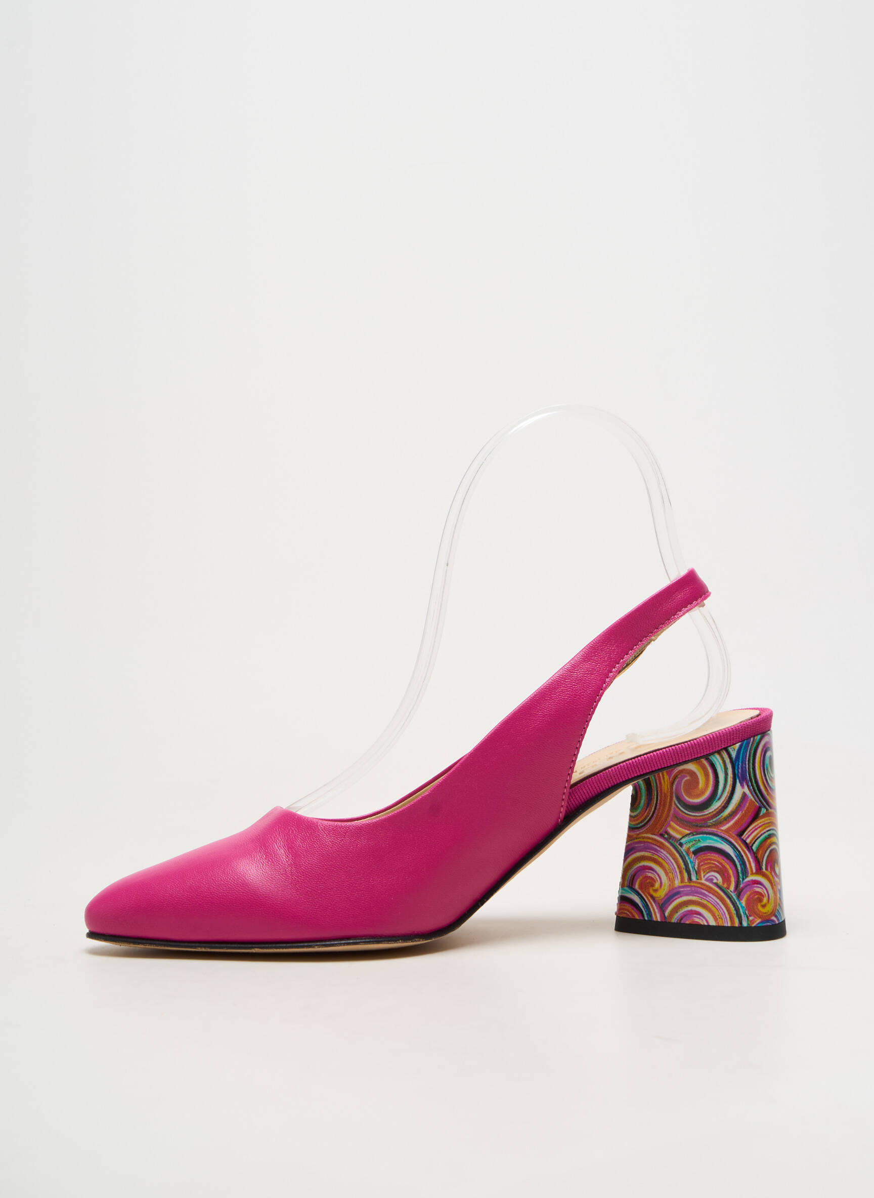 Escarpins fermeture boucle(s) talon de 7 à 9cm rose BRUNATE femme