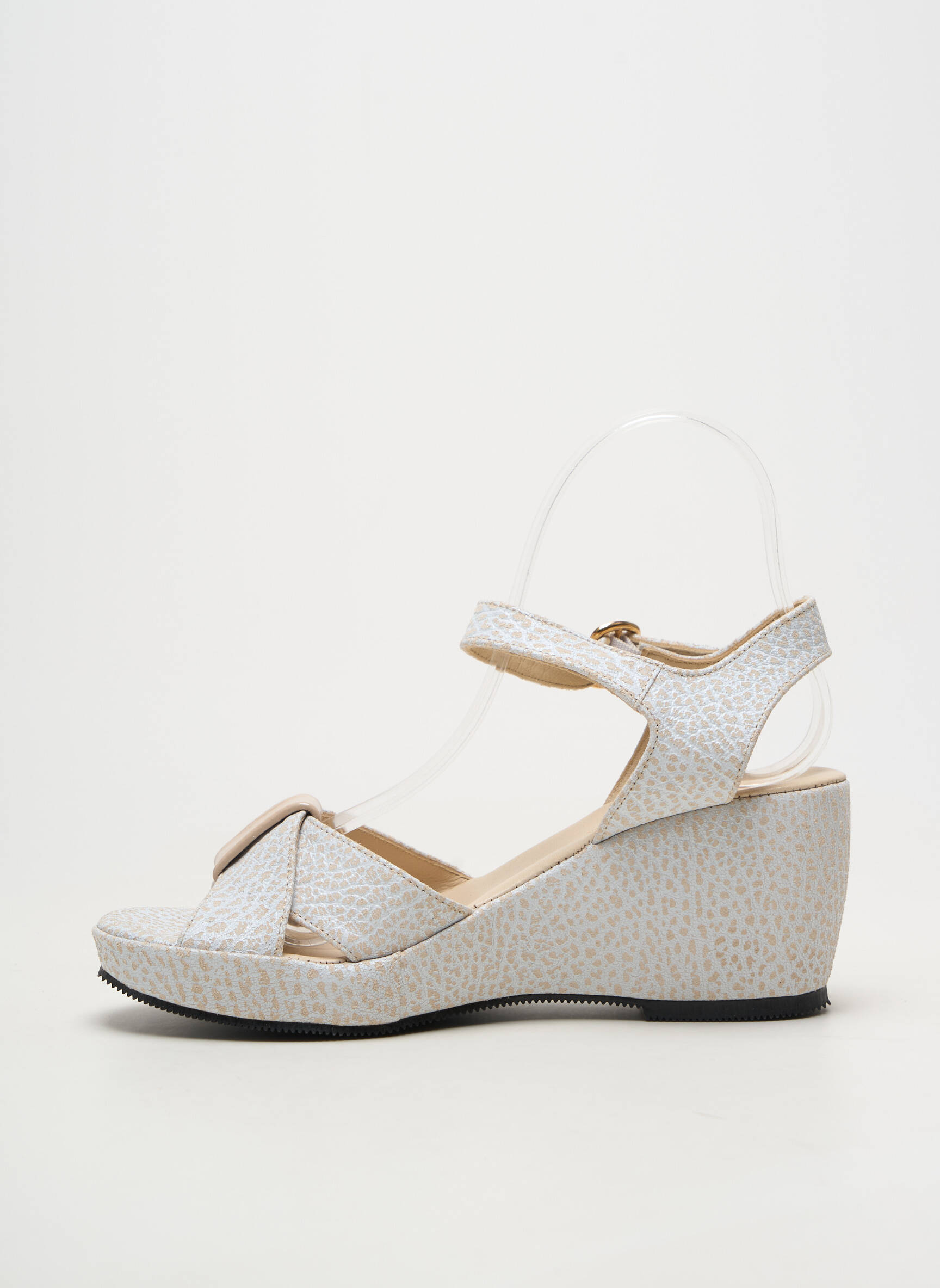 Sandales/nu pieds talon compensé talon de 7 à 9cm blanc BRUNATE femme