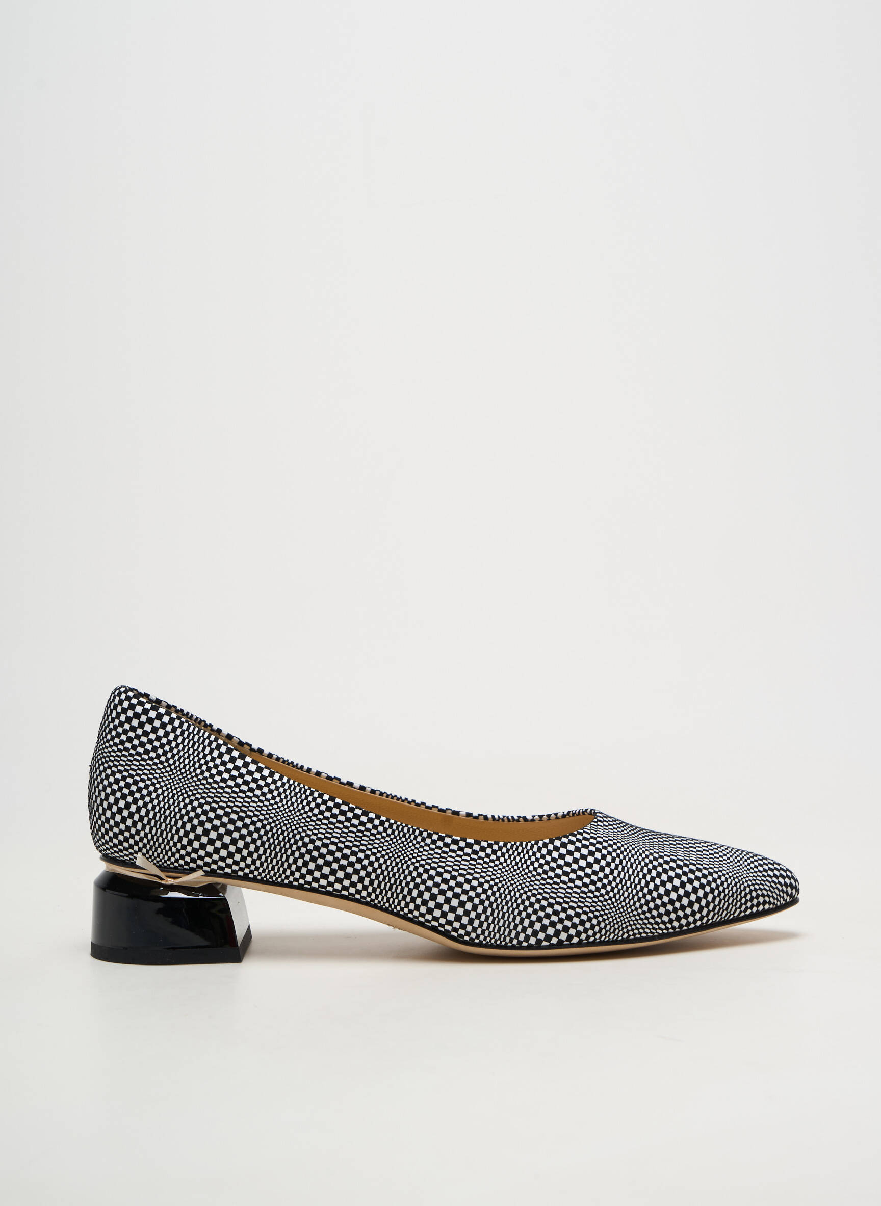 Ballerines carré talon de 4 à 6cm noir BRUNATE femme