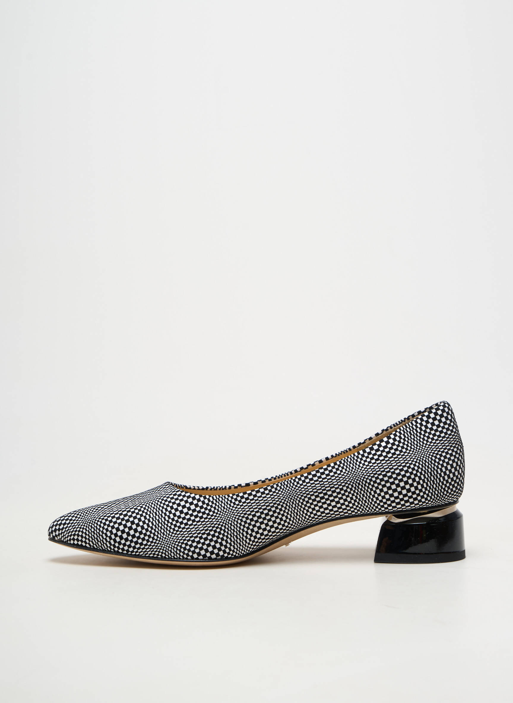 Ballerines carré talon de 4 à 6cm noir BRUNATE femme