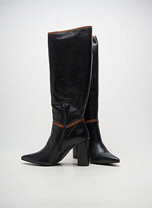 Bottes bout pointu talon de 7 à 9cm noir LODI femme