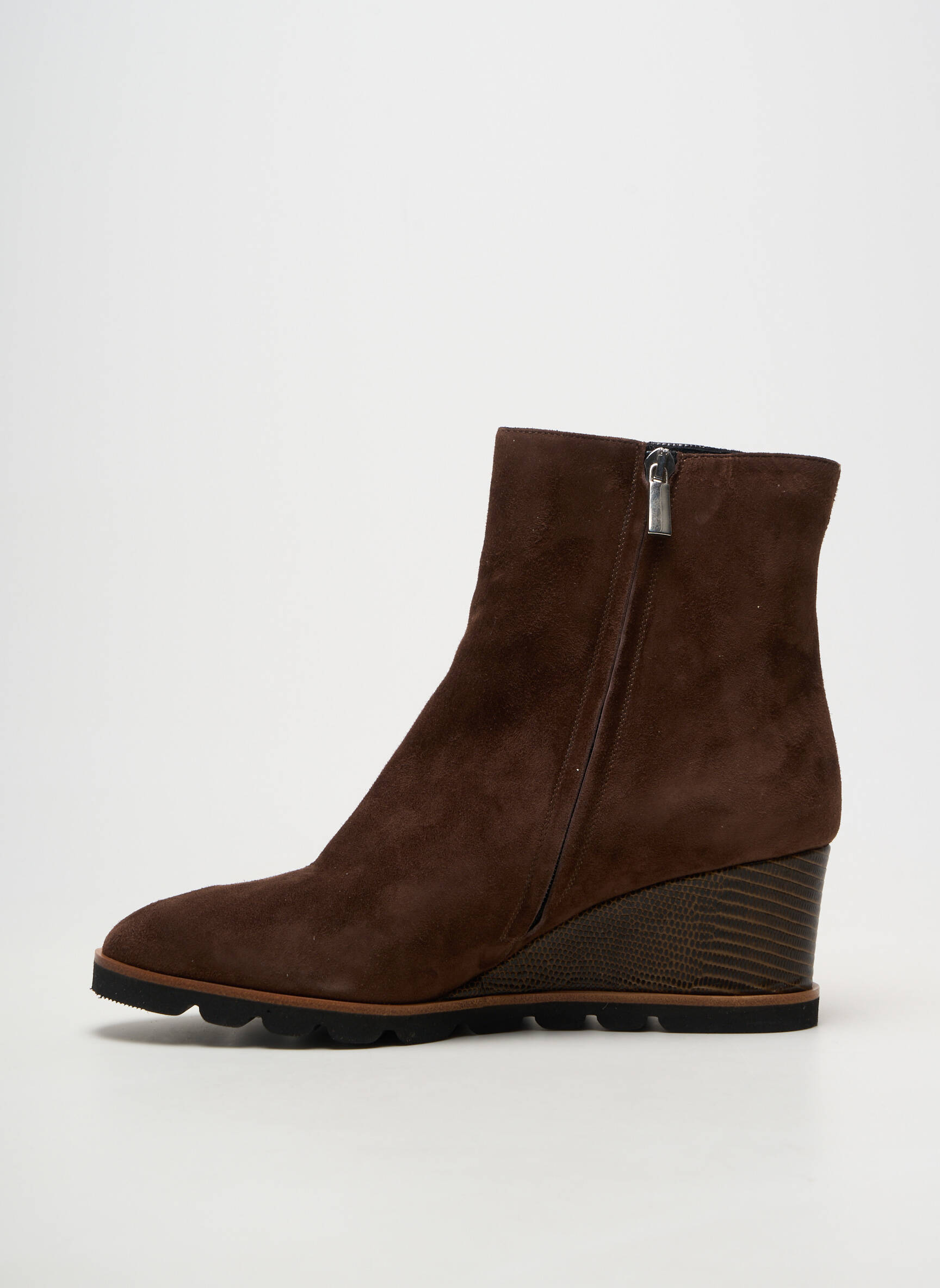 Bottines/boots bout rond talon de 4 à 6cm marron MUSELLA femme