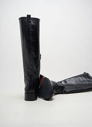 Bottes matière lisse talon de 4 à 6cm noir PERTINI femme