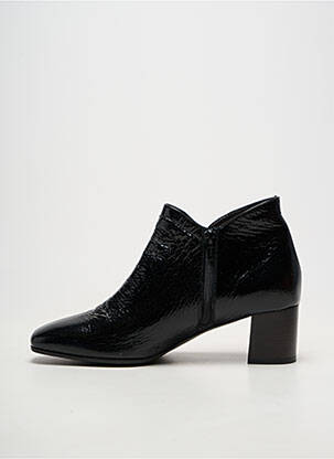 Bottines/boots matière lisse talon de 4 à 6cm noir MARETTO femme